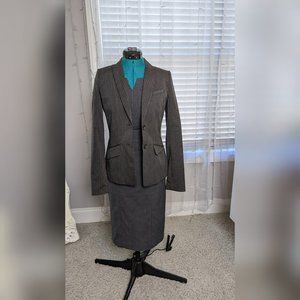 Pinstripe Dress with Matching Blazer